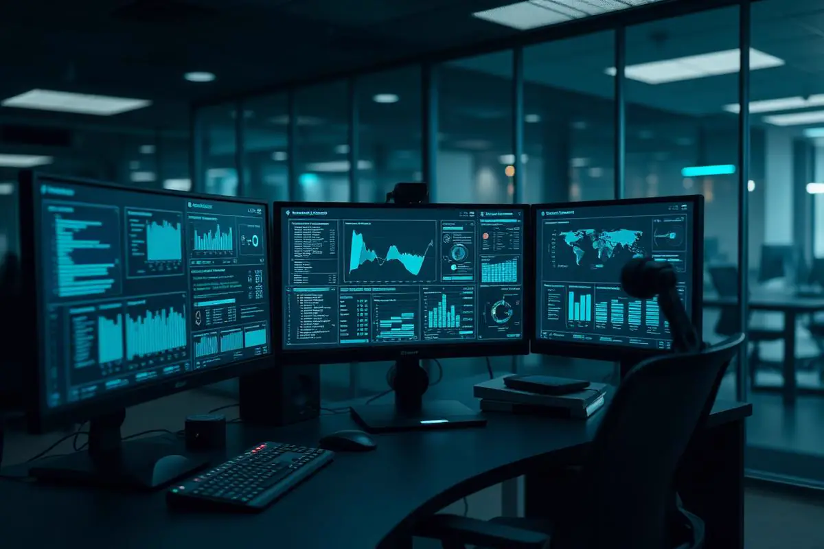 Cybersecurity operations protecting a Las Vegas business environment.